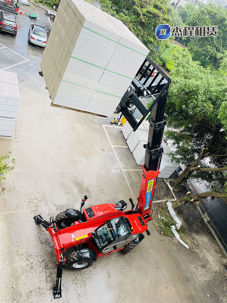 伸缩臂叉装车出租用于高空搬砖上料