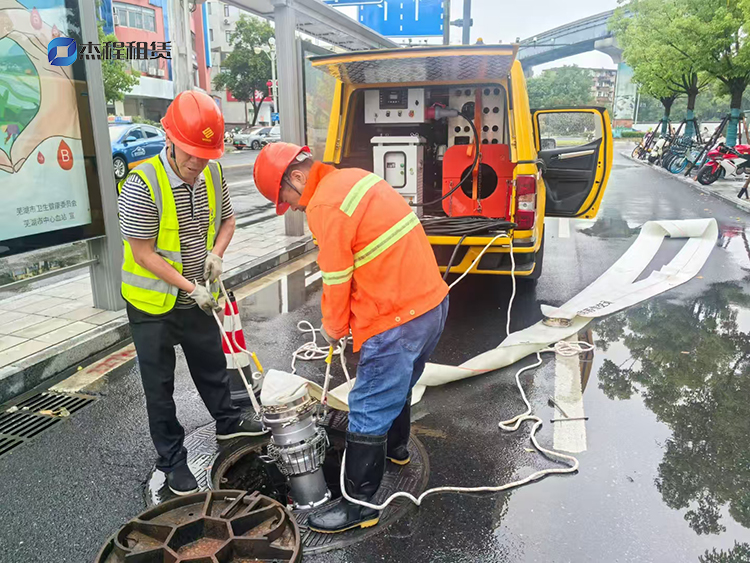 大流量水泵出租应用案例
