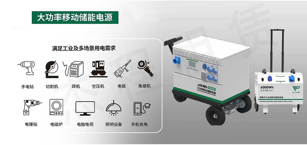 大功率移动电源出租应用场景